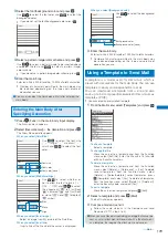 Предварительный просмотр 182 страницы Foma SO903i Manual