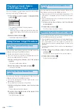 Предварительный просмотр 207 страницы Foma SO903i Manual