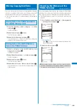 Предварительный просмотр 242 страницы Foma SO903i Manual