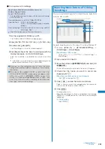 Предварительный просмотр 252 страницы Foma SO903i Manual