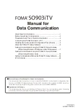 Предварительный просмотр 357 страницы Foma SO903iTV Manual