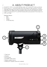 Предварительный просмотр 4 страницы Fomei Digitalis Pro TX 400TTL User Manual