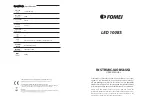 Предварительный просмотр 1 страницы Fomei LED 100BS User Manual