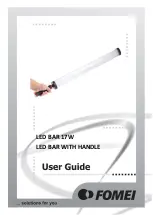 Preview for 1 page of Fomei LED BAR 17W User Manual