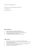 Preview for 2 page of Fomei LED BAR 17W User Manual