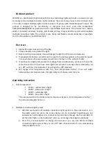 Preview for 4 page of Fomei LED BAR 17W User Manual