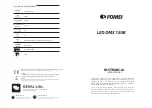 Fomei LED DMX 150B User Manual preview