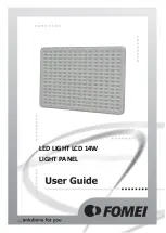 Preview for 1 page of Fomei LED LIGHT LCD 14W User Manual