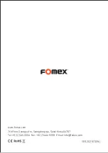 Preview for 11 page of fomex Dp Series Manual