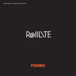 fomex RollLite RL21-75 Operation Instruction Manual предпросмотр