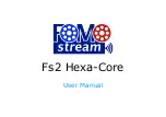 Preview for 1 page of FOMOstream Fs2 Hexa-Core User Manual