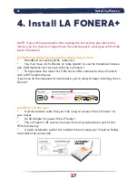 Preview for 17 page of Fon LA FONERA + User Manual