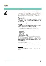 Preview for 72 page of Fona Aquamarine Operating Instructions Manual