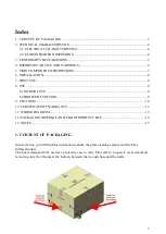 Preview for 3 page of Fonderia Finco ELIOS INFRARED Instructions For Use And Installation