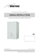 Fonderie SIME UNIQA.REVOLUTION User, Installation And Servicing Instructions preview