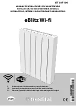 Fondital eBlitz Wi-fi Installation, Use And Maintenance Manual предпросмотр