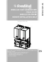 Preview for 1 page of Fondital ITACA CH KR 105 Installation & Use Manual