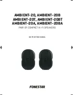 FONESTAR AMBIENT-20 Instruction Manual preview