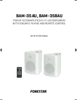 FONESTAR BAM-35AU Instruction Manual предпросмотр