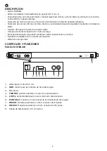 Preview for 8 page of FONESTAR BAR-73L Instruction Manual