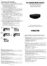 FONESTAR BT-CONVERTER-MULTI Quick Start Manual preview