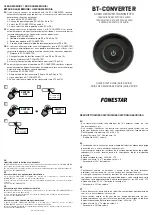 Preview for 1 page of FONESTAR BT-CONVERTER Quick Start Manual