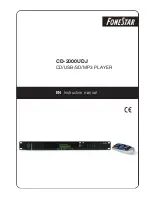 FONESTAR CD-2000UDJ Instruction Manual preview