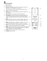 Preview for 6 page of FONESTAR CD-2000UDJ Instruction Manual