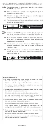 Preview for 2 page of FONESTAR DANTE MPX-450D Quick Start Manual