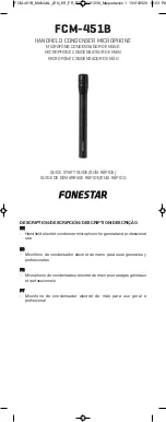 Preview for 1 page of FONESTAR FCM-451B Quick Start Manual