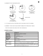 Предварительный просмотр 3 страницы FONESTAR FCM-741 Instruction Manual