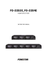 FONESTAR FO-22S2E Instruction Manual предпросмотр