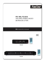 FONESTAR FO-350 Instruction Manual preview