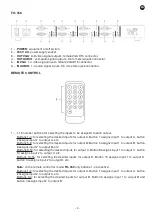 Предварительный просмотр 5 страницы FONESTAR FO-350 Instruction Manual