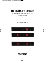 Preview for 1 page of FONESTAR FO-457M Instruction Manual