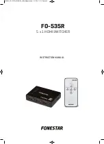 FONESTAR FO-535R Instruction Manual предпросмотр