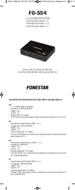 FONESTAR FO-554 Quick Start Manual preview