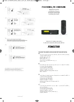 FONESTAR FS-2909U Quick Start Manual предпросмотр