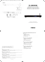 FONESTAR FS-3000RGUB Quick Start Manual preview