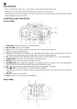 Preview for 4 page of FONESTAR KW-866 Instruction Manual