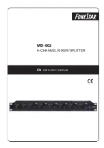 Preview for 1 page of FONESTAR MD-802 Instruction Manual