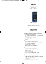 FONESTAR MI-21 Quick Start Manual preview