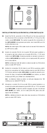 Preview for 2 page of FONESTAR MPX-400MIC Quick Start Manual