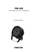 FONESTAR PAR-60L Instruction Manual preview