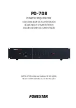 Предварительный просмотр 1 страницы FONESTAR PD-708 Instruction Manual