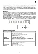 Предварительный просмотр 7 страницы FONESTAR PD-708 Instruction Manual