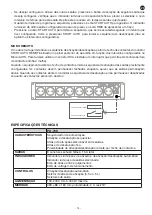 Предварительный просмотр 13 страницы FONESTAR PD-708 Instruction Manual