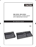 Preview for 1 page of FONESTAR SM-3512U Instruction Manual