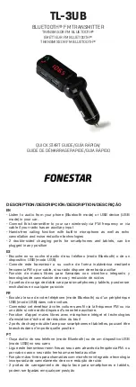 FONESTAR TL-3UB Quick Start Manual preview