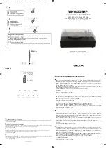 FONESTAR VINYL-25AMP Quick Start Manual preview